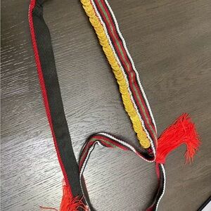 Gold coin headband or belt